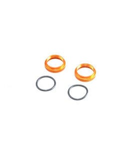 Ride-height-setting nuts for 16 mm shocks